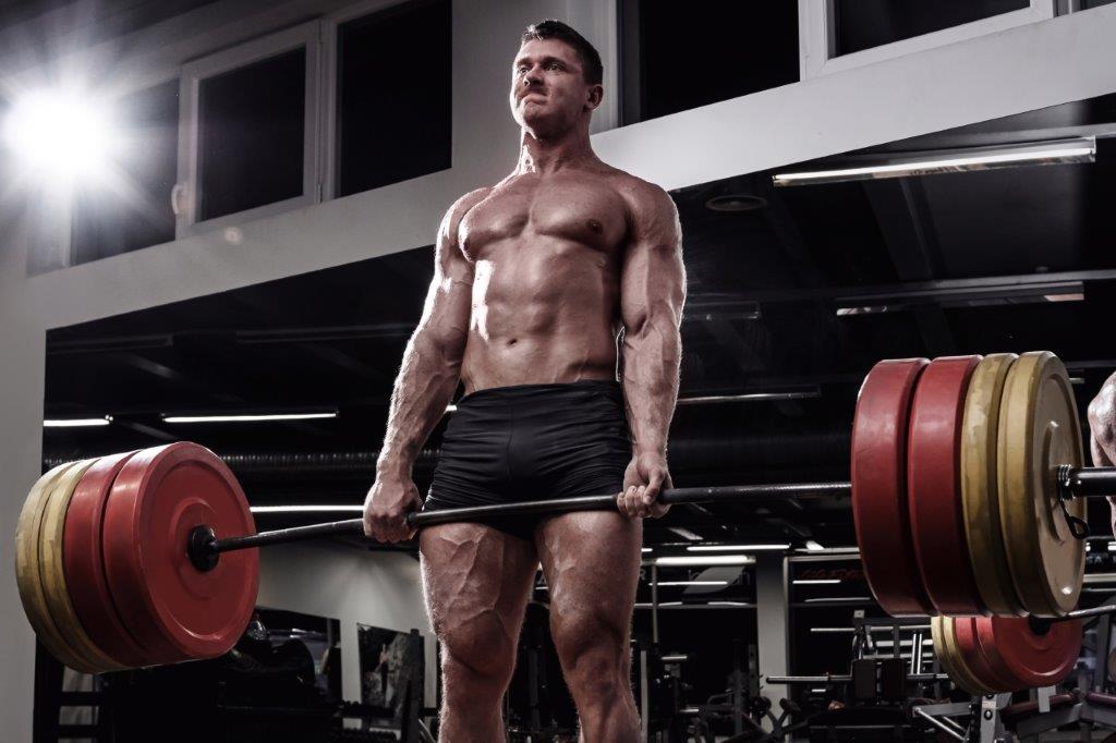 Muscle Guy Heavy Deadlifts