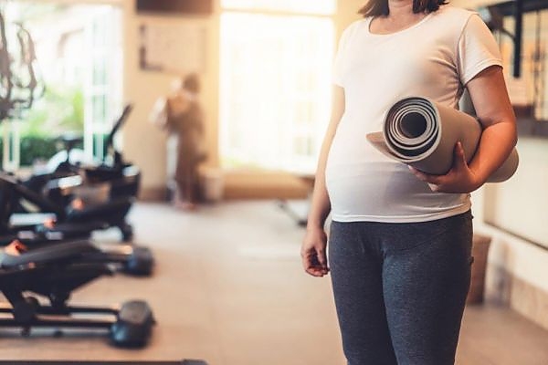 Pregnant Woman Yoga Mat