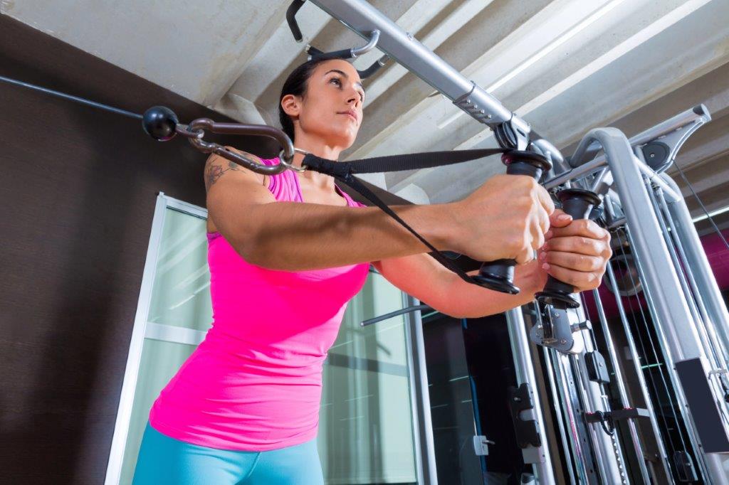 Young Lady Chest Pulley Flies